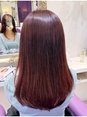 チェリーレッド　京都美容室　進詩織