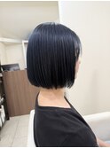 ボブ×ブルーグレー