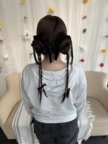 ヘアセット専門サロン by OKINAWA WATABE WEDDING 那覇店 ツインお団子