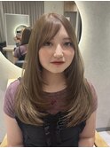 韓国風／レイヤーカット／顔周りカット
