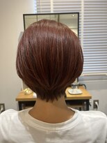 オールマイティービューティーモア(ALLMYTEA Beauty more+)&nbsp;すっきりショートカット×レッドブラウン