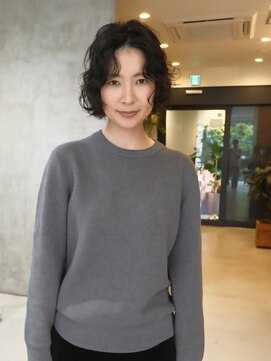 イル(ill) レイヤー 前髪 パーマ ボブ