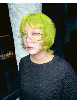 ヌル 原宿店(Null) ライムカラー/ケアブリーチ/ブリーチカラー/原宿/神宮前