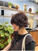 タオルドライで動く大人ショートパーマ｜THINK AND