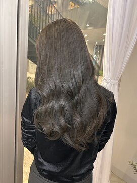 韓国へア/レイヤー/顔周り/ボブ/透明感カラー