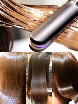 ジャム ヴィ―ボ(JAM Vivo)の写真/【毛髪内部から徹底補修！髪質改善プレミアトリートメント】５段階式TR×ケアプロ(超音波浸透アイロン)！