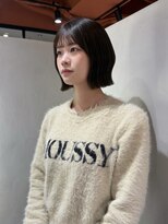 カルマ(KARMA) パツっとボブ×ダークオリーブ