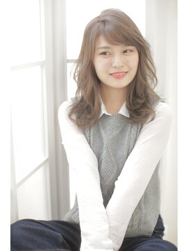 リー 尼崎(Lee) 『Lee尼崎』透け感グレージュミディ