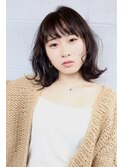 ミディアム/レイヤー/外ハネ 【大成 志織】