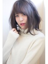 【添田】暗髪イルミナカラーヘルシーレイヤーデジタルパーマ