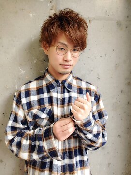 ラグシス ザ バックルーム(LUXIS THE BACK ROOM) ナチュラルマッシュパーマ［立川/メンズ］