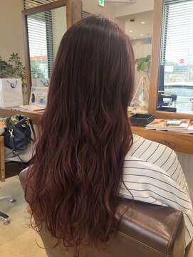 ラ メール ヘア デザイン(La mer HAIR DESIGN) 赤グラデーション