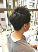 アップバングメンズhair