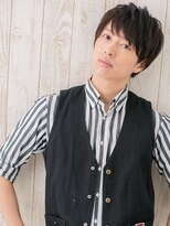 メンズヘア ビーセカンド 草加店(MENS HAIR B-2)&nbsp;黒髪が◎優等生風★知的束感ショートH