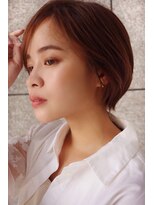 エールバイボヌール(Ere by Bonheur)&nbsp;スタイリスト山本)軽やか丸みショート/ショコラブラウン