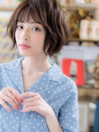 ☆フレンチガーリーくせ毛風小顔ショートウルフ20代30代40代☆8