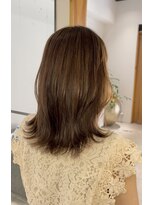サルファ ヘアデザイン 名古屋 丸の内(S.ALPHA HAIR DESIGN)&nbsp;ナチュラルブローストレートボブ