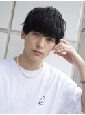 黒髪ラフムーヴナチュラルマッシュ