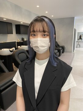 ペレ 栄店(PELE) デザインカラー×ブルーシルバー☆