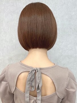 リール 銀座(R'EEL) つやつやチェリーブラウン×まとまるminibob