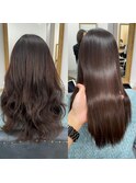 20代 30代 40代 モテ髪 髪質改善 バイカラー ゆるふわ巻き