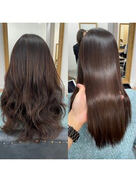 ミント 鳳(Mint.) 20代 30代 40代 モテ髪 髪質改善 バイカラー ゆるふわ巻き