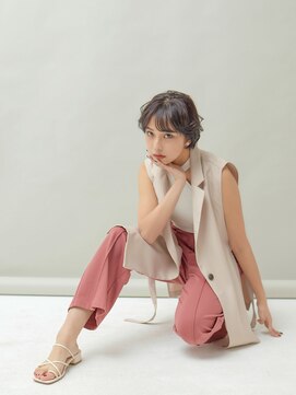 ラフィス ヘアー ロビン 名古屋店(La fith hair robin) 【La fith】スウィングショート×グレージュ