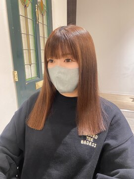 リーシュ(Re:sh) フルバング/ぷつっとカット／ミディアムヘア