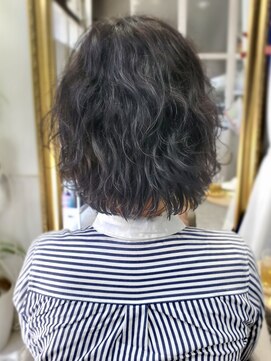 アエル 川西能勢口本店(aeru) 【デジタルパーマ】ショートボブ