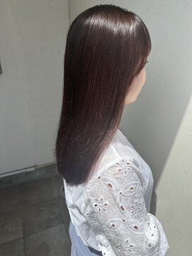 ジュエ ヘアー デザイン(Jue hair design) 秋のピンクブラウンヘア