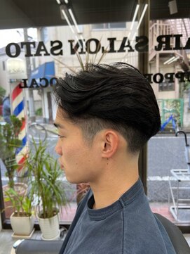 ヘアーサロンサトウ フェード&ニュアンスパーマスタイル 〈理容室〉