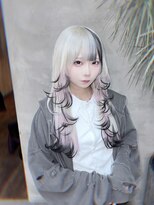 キイ 原宿 表参道(K.e.y)&nbsp;シャギーウルフ／デザインカラー／エンドカラー／テールカラー