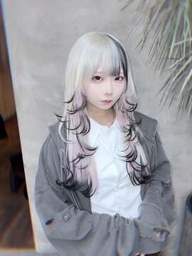 キイ 原宿 表参道(K.e.y) シャギーウルフ／デザインカラー／エンドカラー／テールカラー