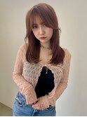 レイヤーカット/透明感カラー/韓国スタイル/色気ヘア