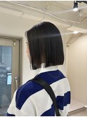 【KANO】ボブ 切りっぱなしボブ 透明感カラー