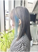 #ブリーチ#イヤリングカラー#グレー#水色#10代#20代#高知