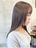 */愛されかわいい艶髪ブリーチなし暗めピンクブラウン30代40代2