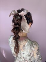 ヘアーショップ オズ(hair shop oz)&nbsp;編みおろしポニー