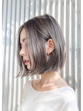 ブレス(BRACE) ナチュラルボブ／グレージュ／20代30代40代／代切りっぱなしボブ