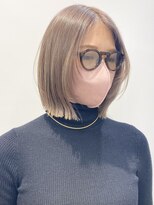 モリオフロムロンドン 松戸店(Morio from London)&nbsp;【モリオ松戸　石山】ハイトーン切りっぱなしボブ顔周りレイヤー