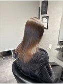 透明感オリーブブラウン