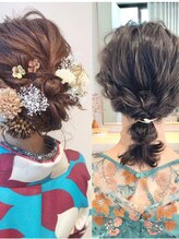 ■ヘアアレンジもお任せ♪（9時受付・営業の時間外は電話でご相談ください♪）