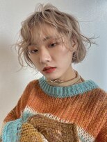 イミ(imi)&nbsp;大人ボブ/ストレート/グレージュカラー/前髪/髪質改善[登戸]