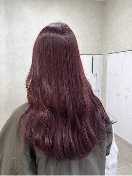 【Lufeli】内海ひなの　ワインレッド／ボルドーカラー