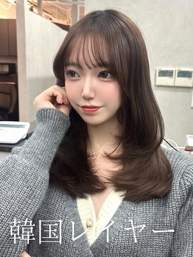 エース 梅田(ace) レイヤーカット/韓国レイヤー/顔周りカット/顔周りレイヤー