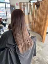 ウィリーベル 沖縄(WILLIE BELLE) 外国人風バレイヤージュ/スーパーロング/ハニーブラウン/モテ髪