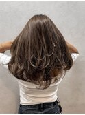 レイヤーカットくびれヘアカット白髪ぼかし脱白髪染め大船本郷台