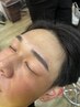 【メンズ】 アイブロー　眉毛パーマ＋眉WAX 　（このメニューのみでも可）