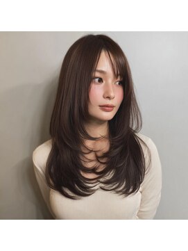 アンサ 藤森店(ANSA) 艶感たっぷり大人レイヤーセミロング