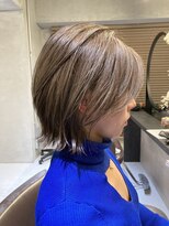 クロワ(croix) ソフトマッシュウルフ×白髪ぼかし